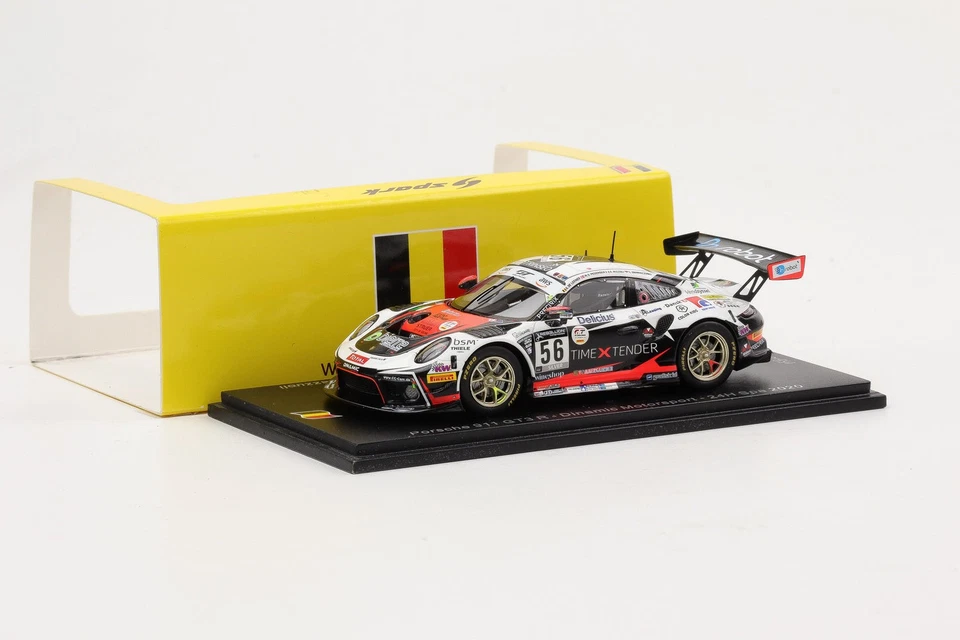 1:43 Spark Porsche 911 GT3 R Dinamic Motorsport #56 24h Spa 2020 SB406 - Imagen 3 de 4