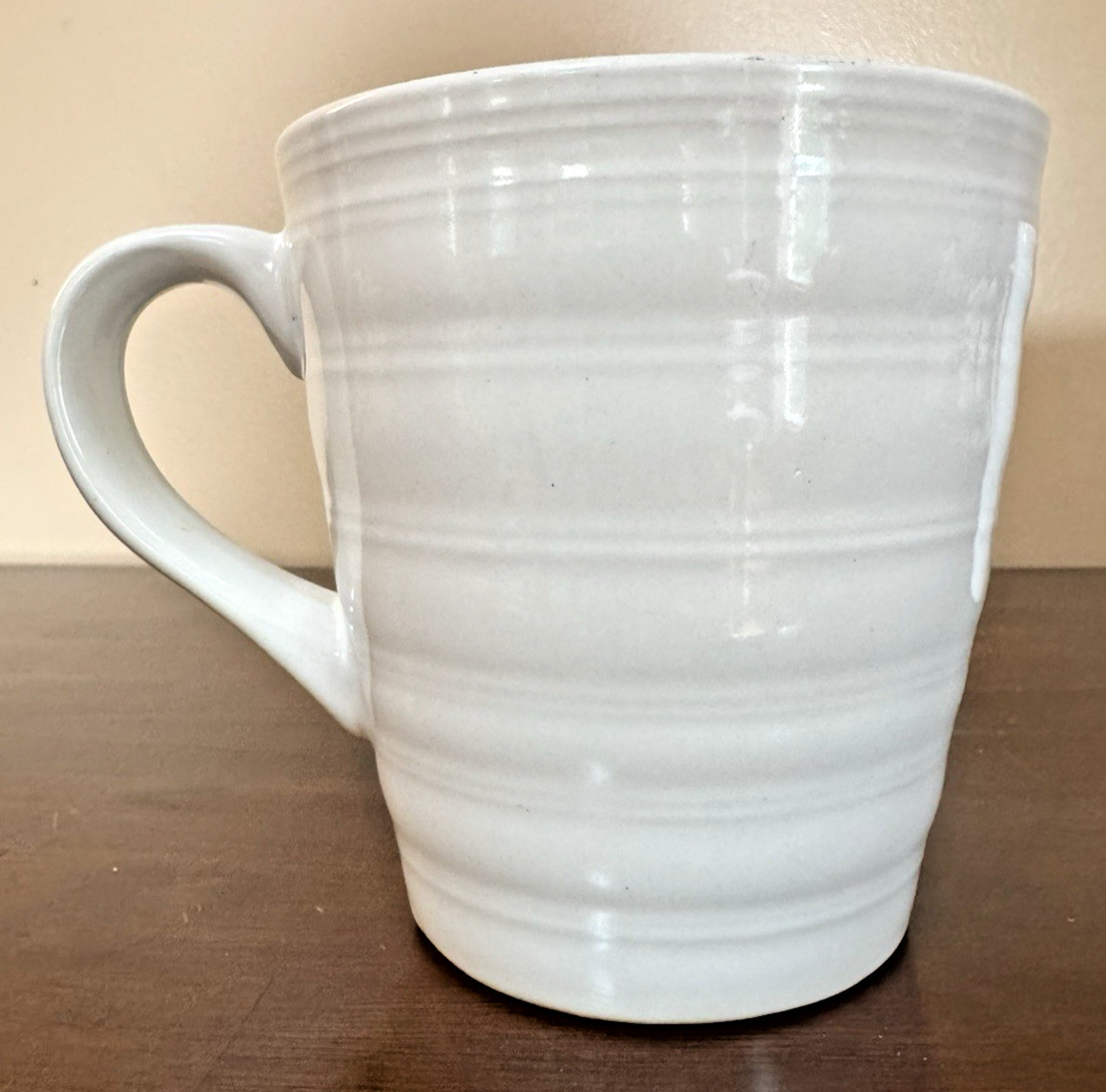 Set of 2 Over And Back White Farmhouse Mugs overandback