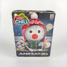Mr. Chill Talking Animated Snowman with Built in Projector Speaker Christmas