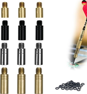 12 Stück 3 Farben 1.5/2/2.5/3g Dartgewichte Messing, Dart Weights Brass, Darts 