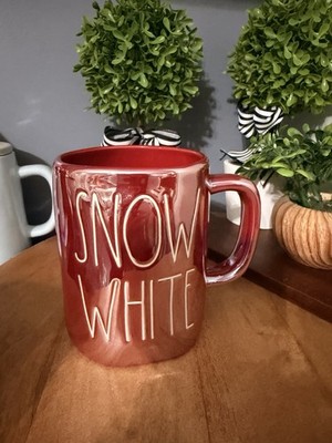Rae Dunn SNOW WHITE Red Luster Mug Artisan Collection by Magenta Disney Princess