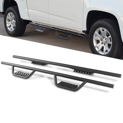 Fits 2015-2022 Chevy Colorado Canyon Crew Cab Black Side Step Nerf Bar Running