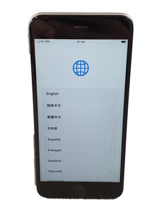 A1687 Apple iPhone 6s Plus 32GB Silber (Black Face) (O2 Locked) - Grade C EI1304