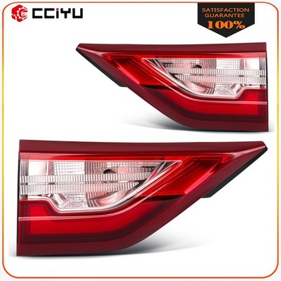 Pair Tail Lights Assembly For 2018-2021 Chevrolet Traverse 2.0L 3.6L Red Housing