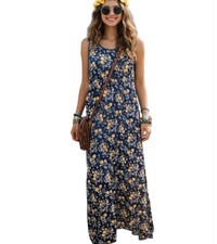 Vtg Victoria Holley Floral Maxi Dress Sz 16 XL Cottage Boho Festival 90s Prairie