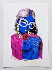 Fafi Limited Edition Screen Print Gucci SS16 2015 1XRUN Street Art France