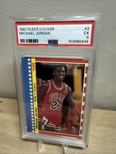 1987-88 Fleer - Stickers Michael Jordan #2
