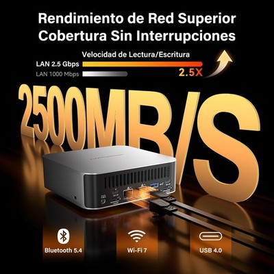 GEEKOM A9 Max AI Mini PC, AMD Ryzen AI 9 HX 370, 32GB DDR5, 1TB