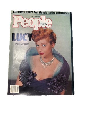 People 1989 magazine LUCILLE BALL Mandy Patinkin POLLY Draper ANDY Warhol