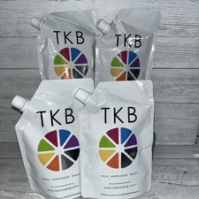 TKB Lip Gloss Base Clear Gloss Base for DIY Ready To Wear 5.5 oz Bags 4 count 