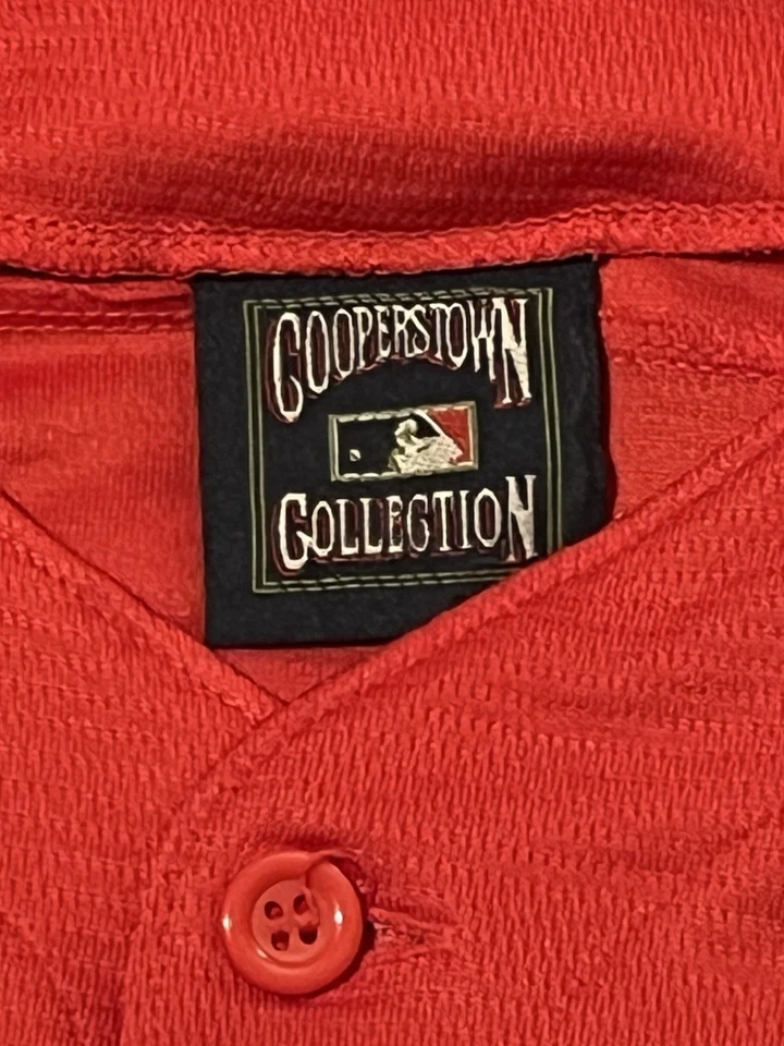 🟥 CINCINNATI REDS XL JERSEY THROWBACK MLB JOEY VOTTO  XL MAJESTIC COOPERSTOWN  - Image 4 of 4