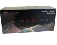 Nortech AI Smart Glasses New Sealed 13MP Camera WiFi Bluetooth 32GB ChatGPT