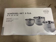 Rösle Schüssel-Set Edelstahl Silber Schütt...