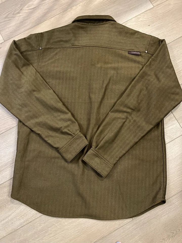 Columbia Titanium Retro Mens Fleece Lined Button Up Shirt-Jacket / Large - Image 3 of 4