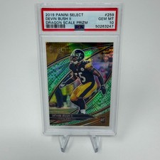 PSA 10 2019 Panini Select Field Level Tmall Dragon Scale Prizm /88 Devin Bush II