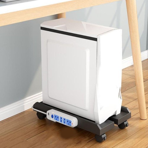 Heavy-Duty Ventilated PC Rack Adjustable Computer Tower Stand Floor - Afbeelding 5 van 14