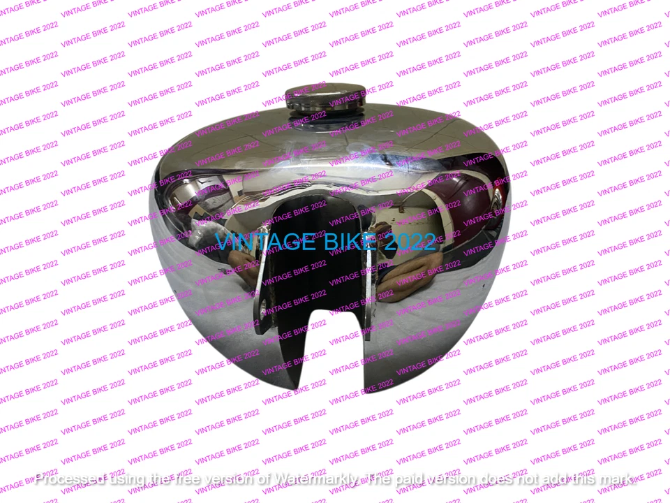 BSA B31 B32 B33 B34 ÉMBOLO RÍGIDO CROMO TANQUE GASOLINA + TAPA GRIFO/APTO PARA Foto 4 de 4