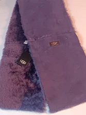 UGG® Australia 4 Panel Pull-Through Shearling PURPLE UGG Scarf