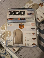 XGO Large Phase 4 Performance Heavyweight Desert Sand Face Crewneck Top - NWT