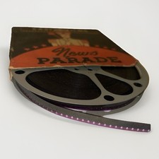 WW2 Vintage Antique Castle Films News Parade Complete 16mm B W Newsreel