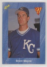1991 Classic Update Blue Travel Edition Brent Mayne #T50 2e7