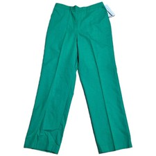 Alfred Dunner Stretch Pants Women's Size 12 Green Proportioned Medium