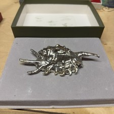 Christofle Shell Silver Figurine