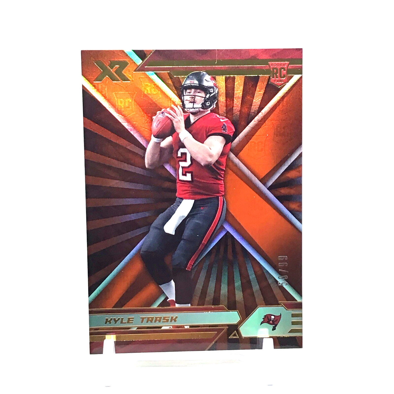 2021 Panini XR - Rookies Orange #147 Kyle Trask /99 (RC)