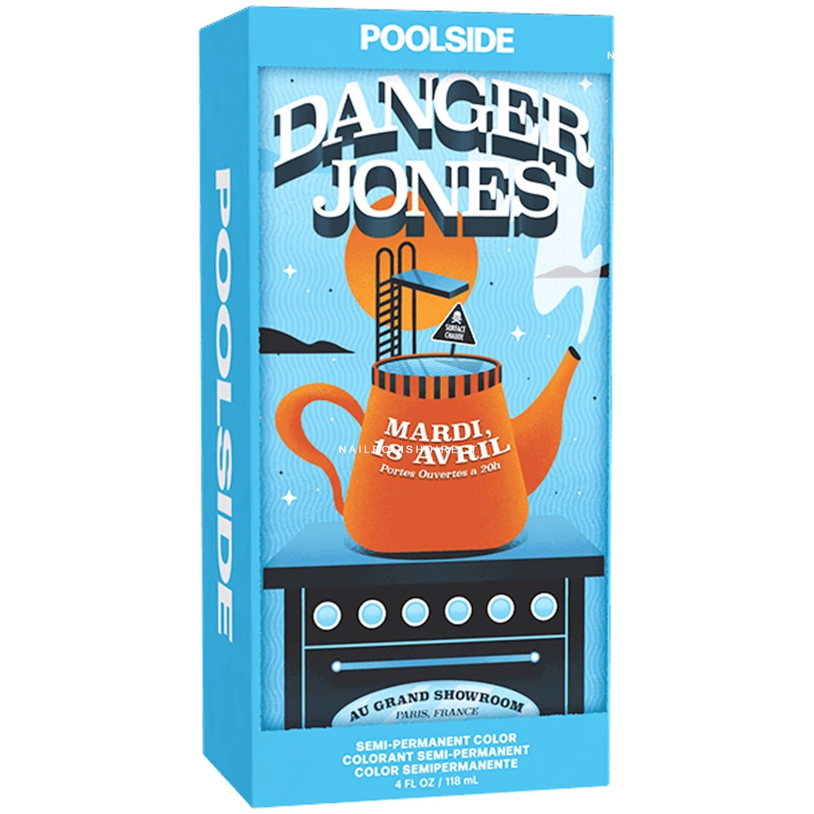 Danger Jones Poolside Semi-Permanent Hair Dye - Vegan & Cruelty-Free 118ml