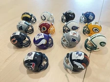 NFL Football 14 Team Mini Helmet Standings Tracker Display Set Use