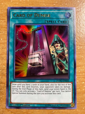 yugioh card of demise anime Card of Demise (anime) | Yu-Gi-Oh! Wiki