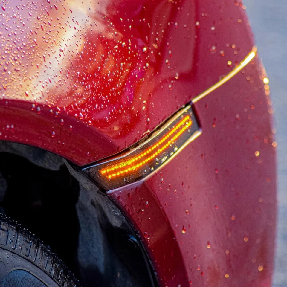 Smoke Front Bumper LED Side Marker Lights For 06-09 Ford Fusion & Mercury Milan Foto 2 de 4