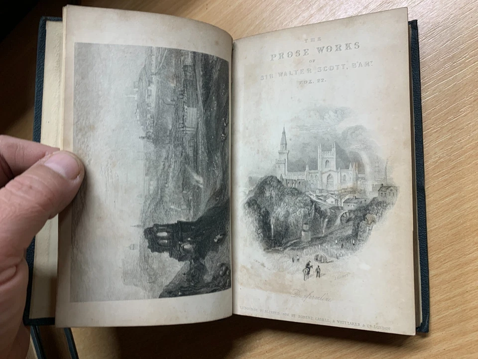 1836 PROSE WORKS OF SIR WALTER SCOTT - TALES GRANDFATHER SCOTLAND BOOKS (P8) - Image 3 of 4