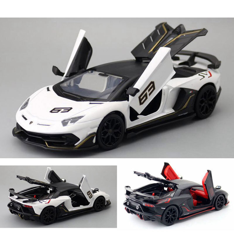 1:24 Lamborghini Aventador SVJ 63 Model Car Diecast Toy Cars for