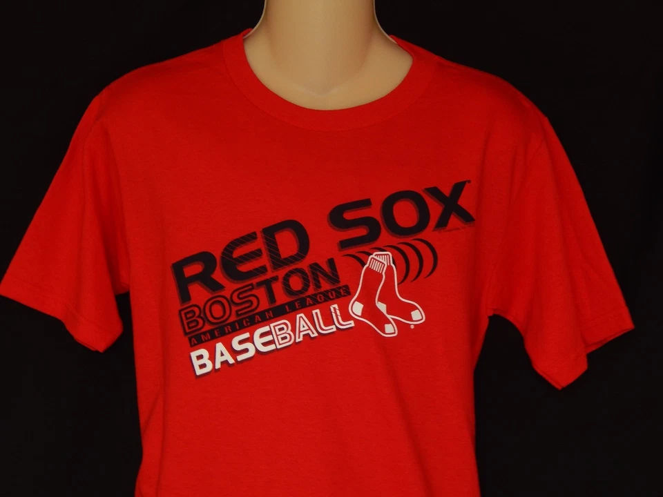Boy's T-Shirt Boston Red Sox Youth Size Medium 10-12 XL 18 Red MLB Baseball NEW - Image 4 of 4