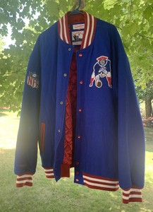 Mitchell Ness Throwback New England Patriots Varsity Jacket 3xl Pat Patriot Ebay