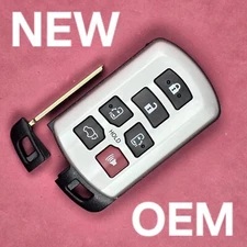 New OEM 2011 - 2020 Toyota Sienna Keyless Remote Smart Key Fob 6B - HYQ14ADR