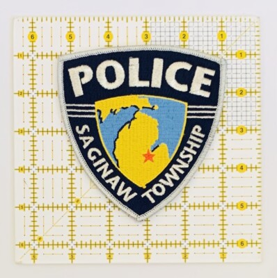 Michigan Saginaw Township Police Iron On Patch Embroidered | eBay