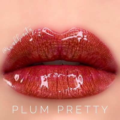 Lipsense Plum Pretty NEW Warm Rosy Red Copper Frost Long Lasting Liquid Lipstick