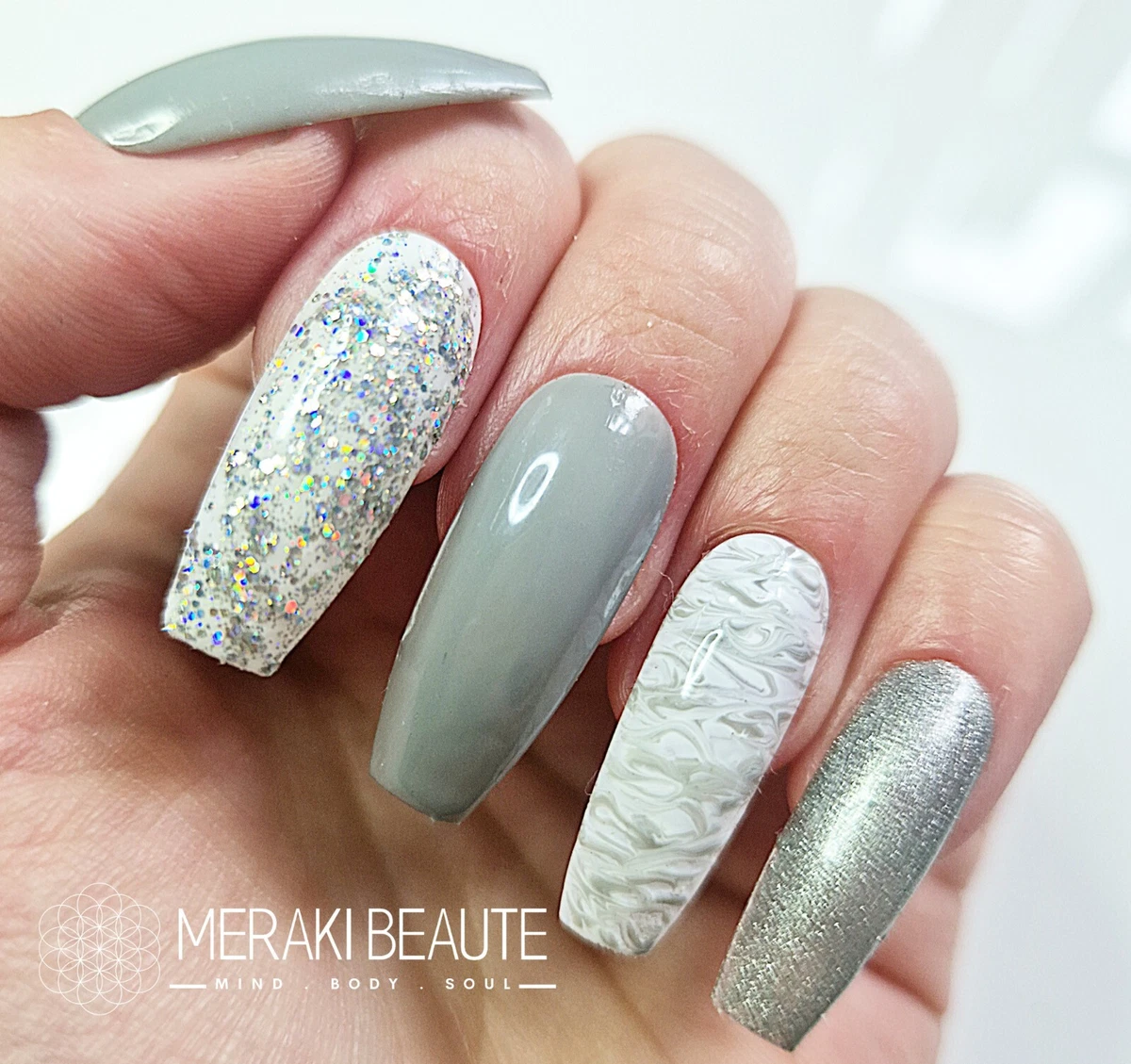 Nails grey deals