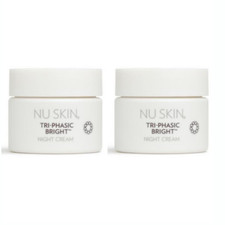 2 bottles of Nu Skin NuSkin Tri-Phasic Bright Night Cream  14