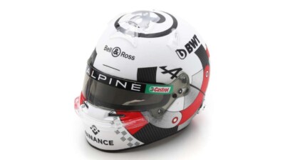Modellauto Spark Modell Casco Bwt Alpine Esteban Ocon Belgian Gp 2023 1:5