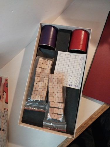 Scrabble Quip Qubes Vintage 1981 Word Game Crossword Sentence Selchow Righter - Picture 3 of 8