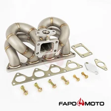 FAPO Turbo Manifold for Honda Civic Acura Integra B16 B18 DOHC VTEC T3 38mm WG
