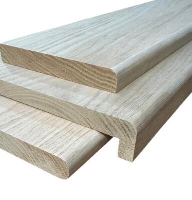 Fensterbank Fensterbrett Eiche massiv 20-22 mm stark verschiedene Größen und Kanten