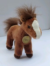 Aurora Plush Pony Horse Miyoni Brown 10"