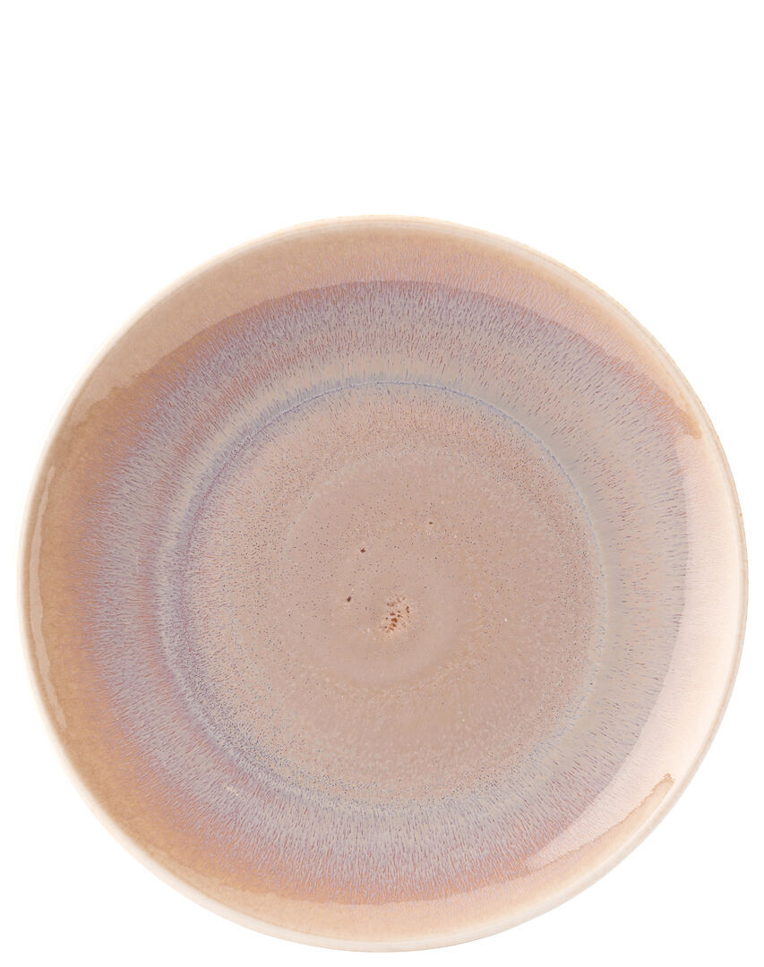Murra Blush Porcelain Coupe Plate Dinner Desserts Plates 9"" (23Cm) Pack Of 6