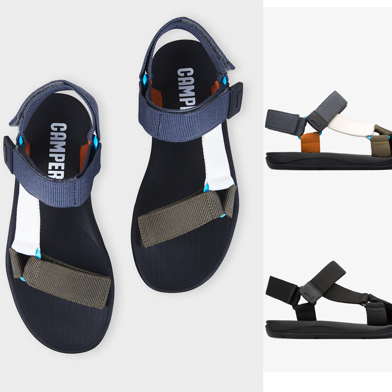 Sandalias deportivas de gancho y bucle para hombre cámper a NUEVAS | eBay