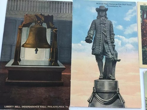LOTE 11 postales vintage Philadelphia PA 1916 Liberty Bell Fairmount Park Penn - Imagen 4 de 8