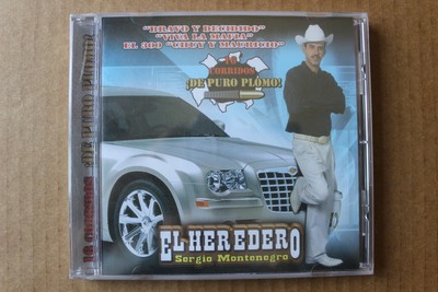 EL HEREDERO SERGIO MONTENEGRO 16 CORRIDOS DE PURO PLOMO ULTRA RARE NEW SEALED